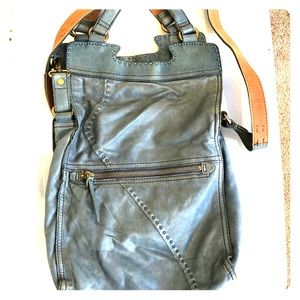 Lucky Brand blue leather bag